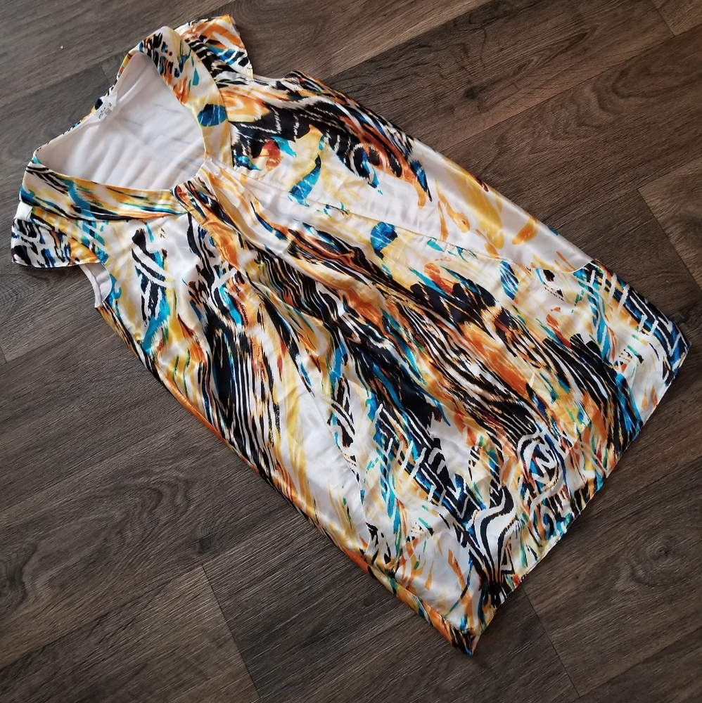 Satin summer dress